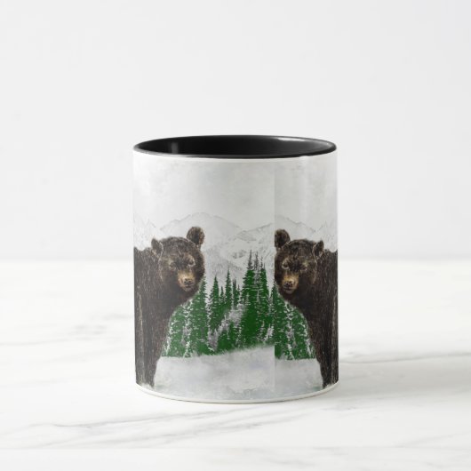 Liebe BLACK BEARS so viel Spaß Zitat Tasse (Zentrum)