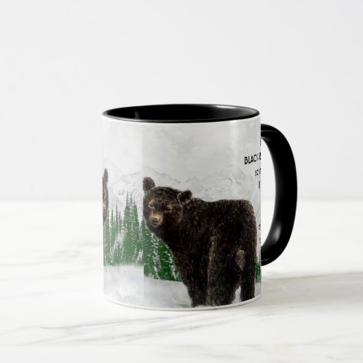 Liebe BLACK BEARS so viel Spaß Zitat Tasse (VorderseiteRechts)