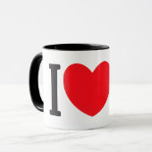 Liebe Black Cat Tasse (Vorderseite Links)