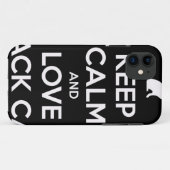 Liebe Black Cats Case-Mate iPhone Hülle (Rückseite (Horizontal))