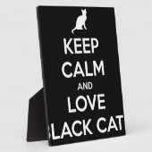 Liebe Black Cats Fotoplatte (Seite)