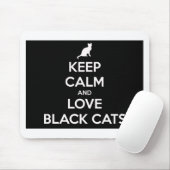 Liebe Black Cats Mousepad (Mit Mouse)