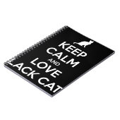 Liebe Black Cats Notizblock (Linke Seite)