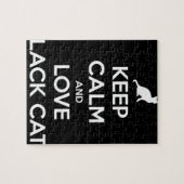 Liebe Black Cats Puzzle (Horizontal)