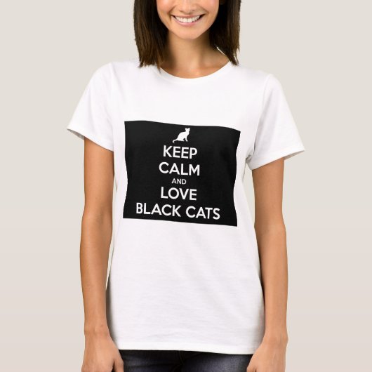 Liebe Black Cats T-Shirt (Vorderseite)