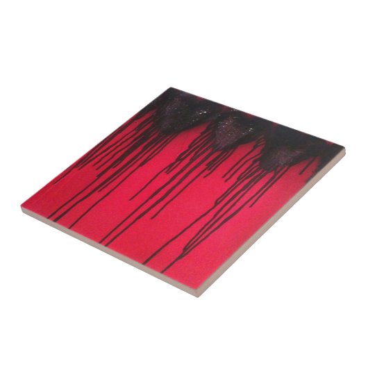 Liebe blass Black Fliese (Seite)