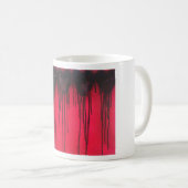 Liebe blass Black Kaffeetasse (VorderseiteRechts)