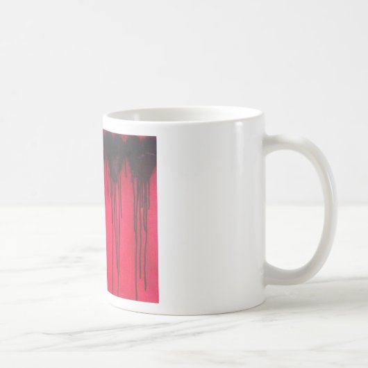 Liebe blass Black Kaffeetasse (Rechts)