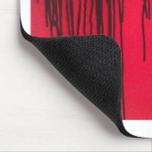 Liebe blass Black Mousepad (Ecke)