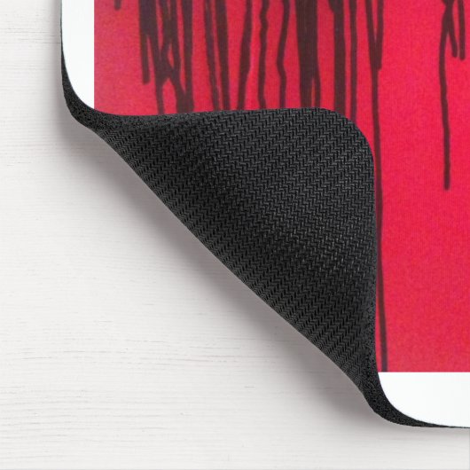 Liebe blass Black Mousepad (Ecke)