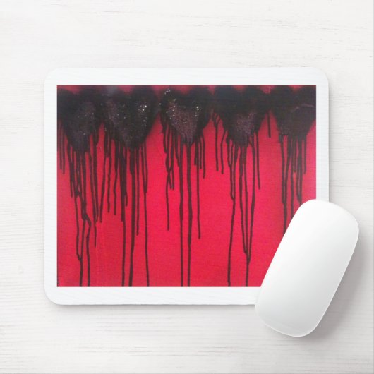 Liebe blass Black Mousepad (Mit Mouse)