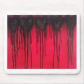 Liebe blass Black Mousepad (Vorne)