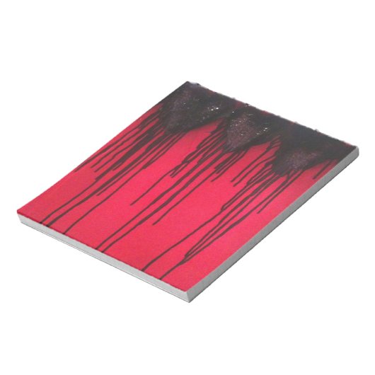 Liebe blass Black Notizblock (Rotiert)