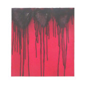 Liebe blass Black Notizblock (Vorderseite)