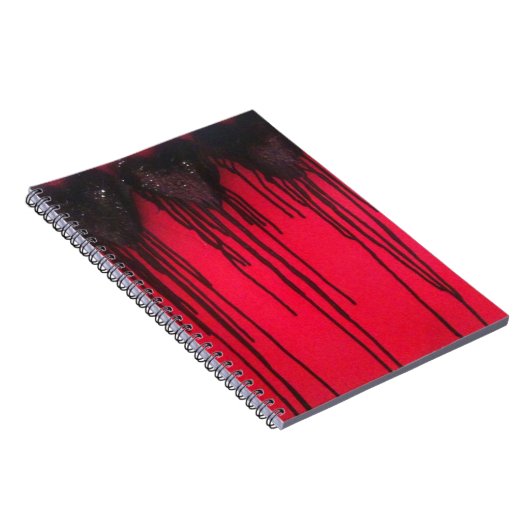 Liebe blass Black Notizblock (Rechte Seite)