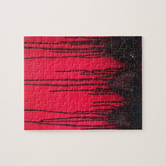 Liebe blass Black Puzzle (Horizontal)