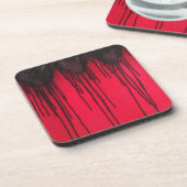 Liebe blass Black Untersetzer (Linke Seite)