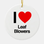 Liebe-Blattbläser Keramikornament (Vorne)