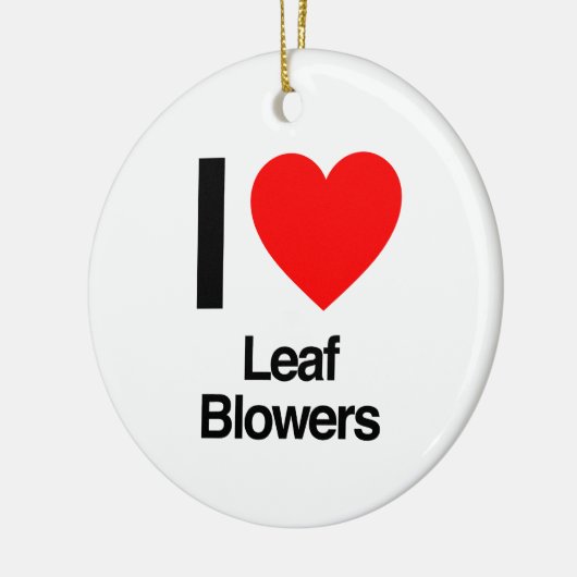 Liebe-Blattbläser Keramikornament (Links)