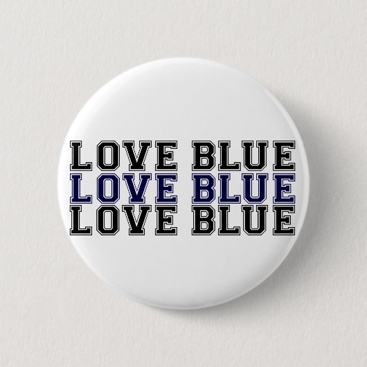Liebe-Blau Button (Vorderseite)