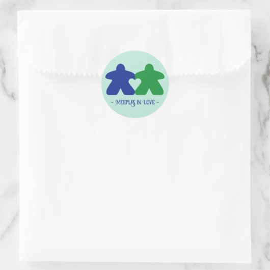 Liebe, blaue und grüne Aufkleber (Tasche)