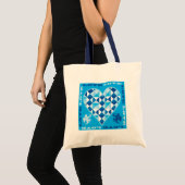 Liebe (Blauer Diamant) Tragetasche (Vorderseite (Produkt))