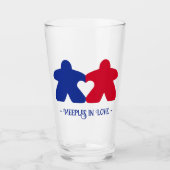 Liebe, Blauer und Roter Tumbler (Vorderseite)