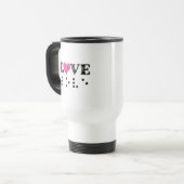 Liebe Blind Braille Reisebecher (Vorderseite Links)