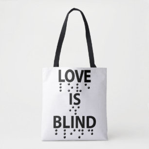 Liebe Blind Braille Tasche