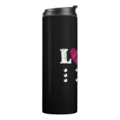 Liebe Blind Braille Thermosbecher (Nach links gedreht)