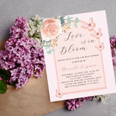 Liebe Bloom Rose Schmetterling Bridal Dusche Einla