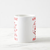 LIEBE BLOOMEN AUS DEM BEREICH Valentin Geschenkide Kaffeetasse (Mittel)