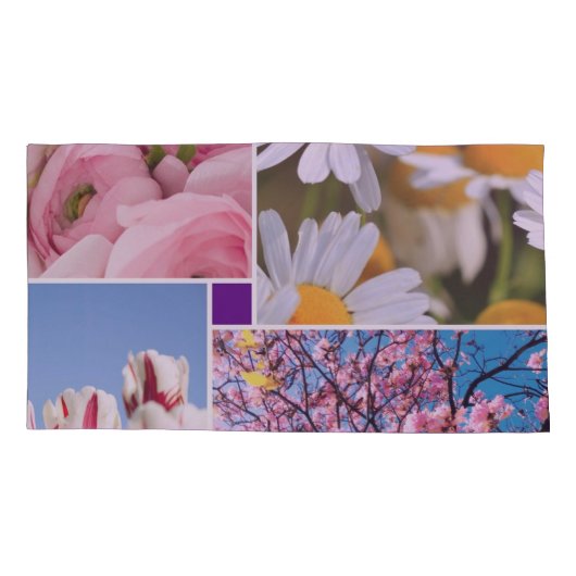 Liebe Blooms Pillow Case Kissenbezug (Rückseite-Links)