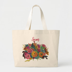 "Liebe Blooms" Tote-Tasche Jumbo Stoffbeutel