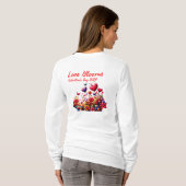 Liebe Blooms - Valentinstag 2024 T-Shirt (Schwarz voll)