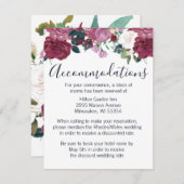 Liebe Blossom Begleitkarte (Vorne/Hinten)