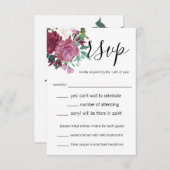 Liebe Blossom Einladung (Vorne/Hinten)