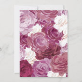 Liebe Blossom Einladung (Rückseite)