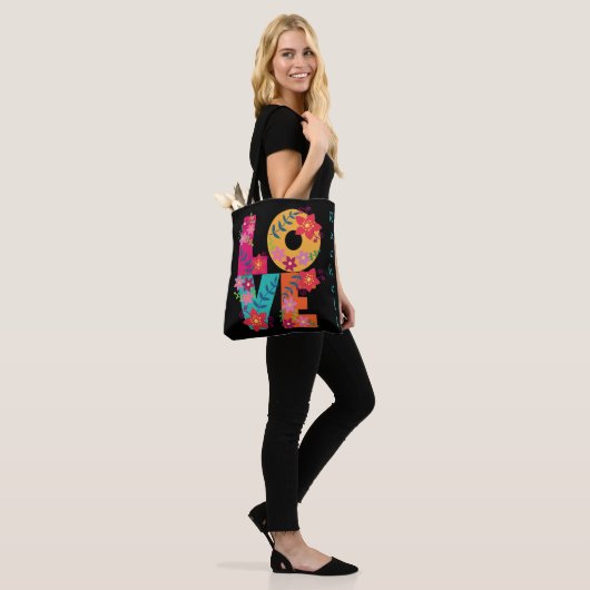 Liebe Blossom Personalisierte Tasche (Am Model)