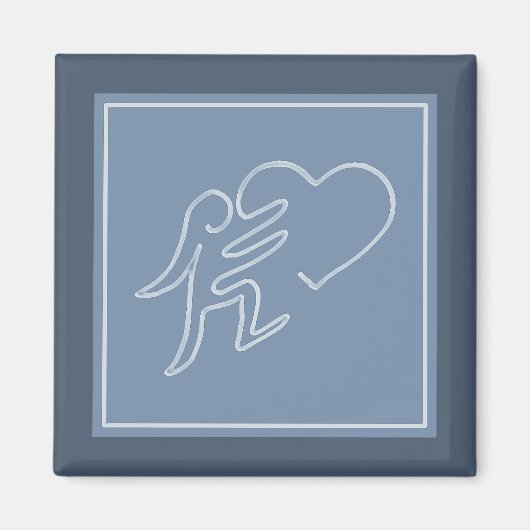 LIEBE (BLUBERRY) MAGNET (Vorne)