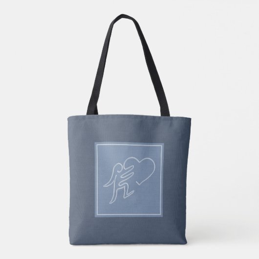 LIEBE (BLUBERRY) TASCHE (Rückseite)