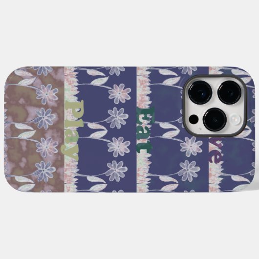 Liebe Blue Baby Duschfarben Case-Mate iPhone Hülle (Rückseite (Horizontal))