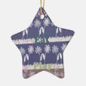 Liebe Blue Baby Duschfarben Keramikornament (Links)