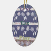 Liebe Blue Baby Duschfarben Keramikornament (Links)