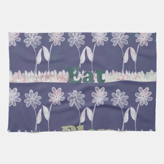 Liebe Blue Baby Duschfarben Küchentuch (Horizontal)