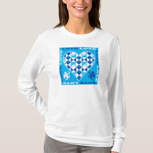 Liebe (Blue Diamond) T-Shirt (Vorderseite)