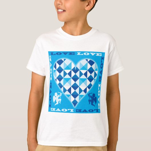 Liebe (Blue Diamond) T-Shirt (Vorderseite)