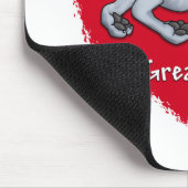 Liebe Blue Great Dane Mousepad (Ecke)