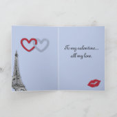 Liebe Blue Valentine's Card Feiertagskarte (Innenseite)