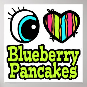 Liebe Blueberry Pancakes Poster
